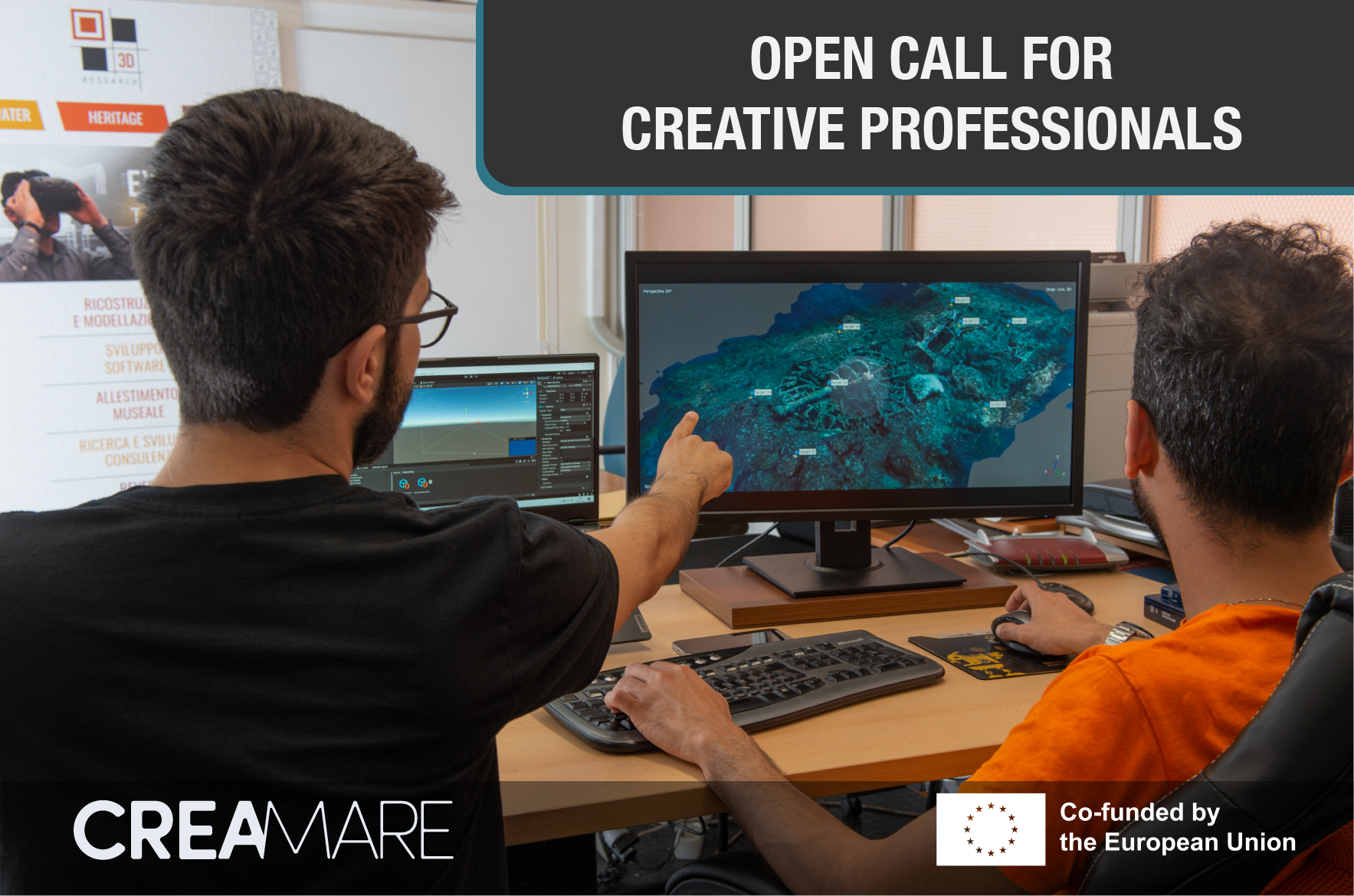 CREAMARE Project Open call for creative professionals